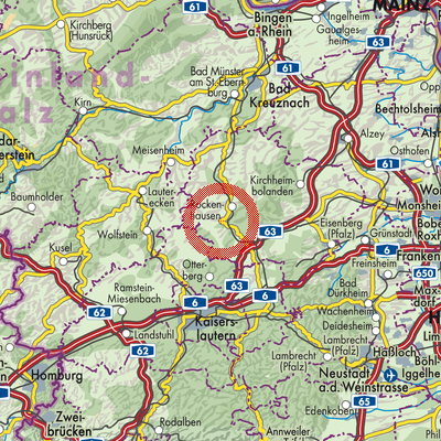 Landkarte Imsweiler