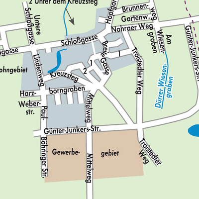 Stadtplan Isseroda