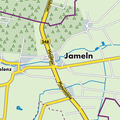 Übersichtsplan Jameln