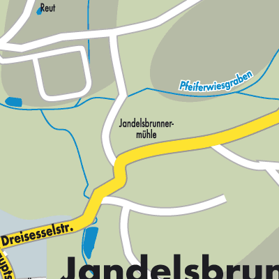 Stadtplan Jandelsbrunn
