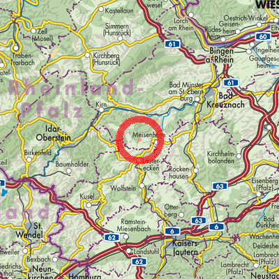 Landkarte Jeckenbach