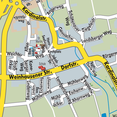 Stadtplan Jengen