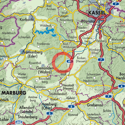 Landkarte Jesberg