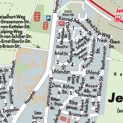 Stadtplan Jettingen-Scheppach