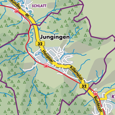 Übersichtsplan Jungingen