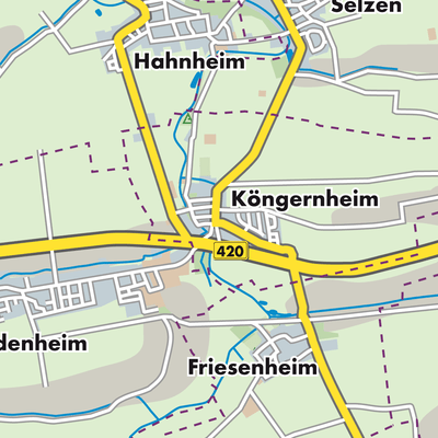 Übersichtsplan Köngernheim
