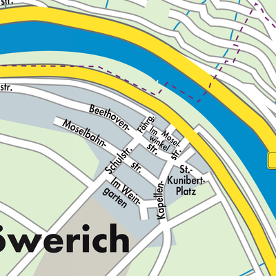 Stadtplan Köwerich