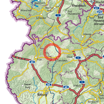 Landkarte Kalenborn-Scheuern
