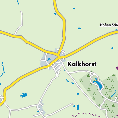 Übersichtsplan Kalkhorst