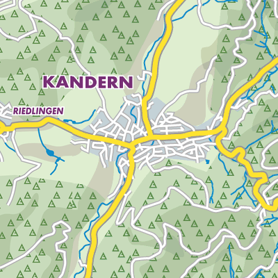 Übersichtsplan Kandern