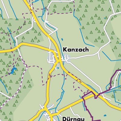 Übersichtsplan Kanzach