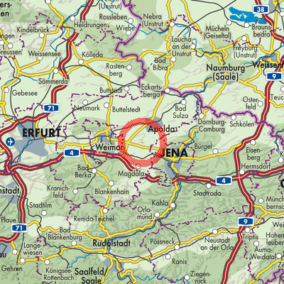 Landkarte Kapellendorf