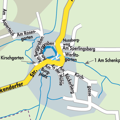 Stadtplan Kapellendorf