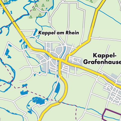 Übersichtsplan Kappel-Grafenhausen