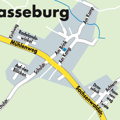 Stadtplan Kasseburg