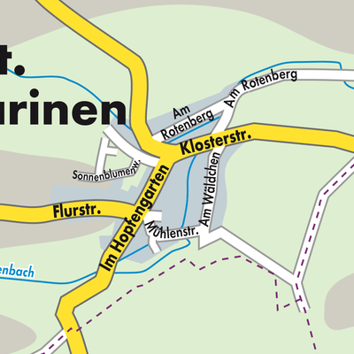 Stadtplan Sankt Katharinen