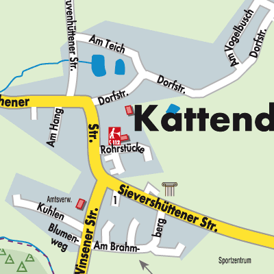 Stadtplan Kattendorf