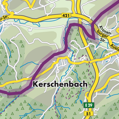 Übersichtsplan Kerschenbach