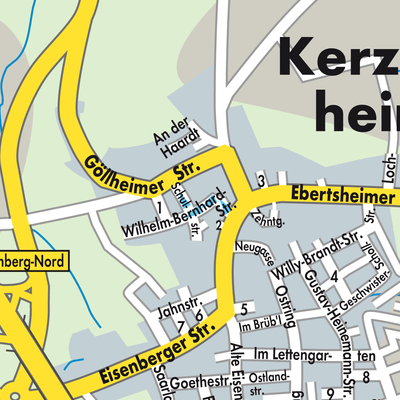 Stadtplan Kerzenheim