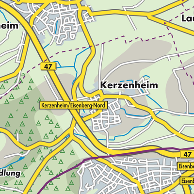 Übersichtsplan Kerzenheim