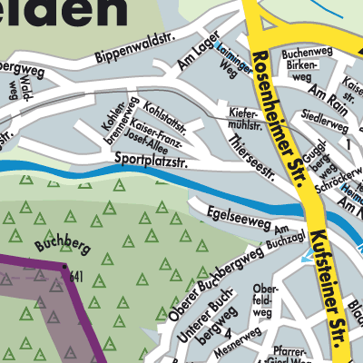 Stadtplan Kiefersfelden