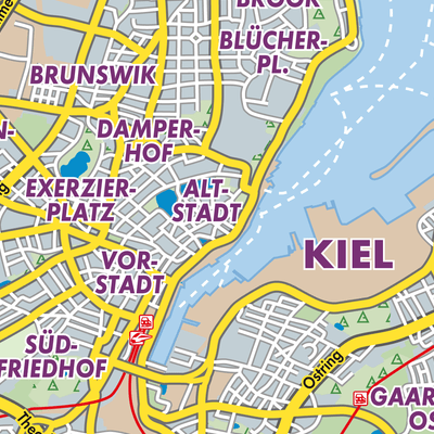 Übersichtsplan Kiel