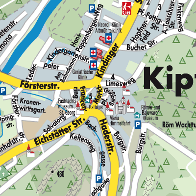 Stadtplan Kipfenberg