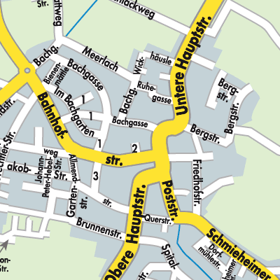 Stadtplan Kippenheim