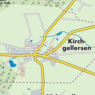 Übersichtsplan Kirchgellersen