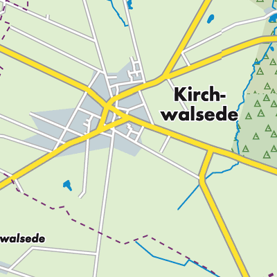 Übersichtsplan Kirchwalsede