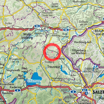 Landkarte Kirchweidach