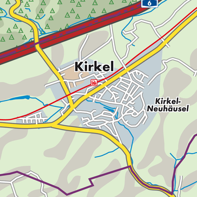 Übersichtsplan Kirkel