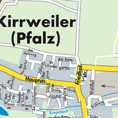 Stadtplan Kirrweiler