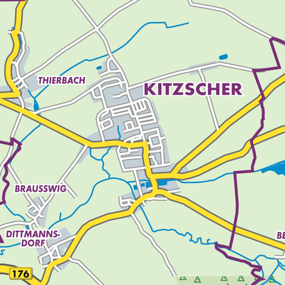 Übersichtsplan Kitzscher