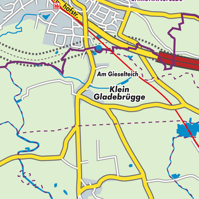 Übersichtsplan Klein Gladebrügge