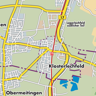 Übersichtsplan Klosterlechfeld