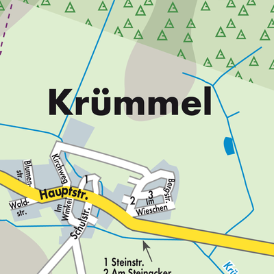 Stadtplan Krümmel