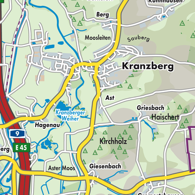 Übersichtsplan Kranzberg