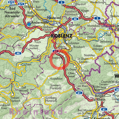 Landkarte Kratzenburg