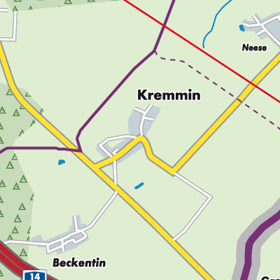 Übersichtsplan Kremmin