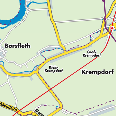 Übersichtsplan Krempdorf