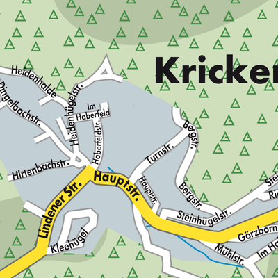 Stadtplan Krickenbach