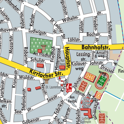 Stadtplan Kronau