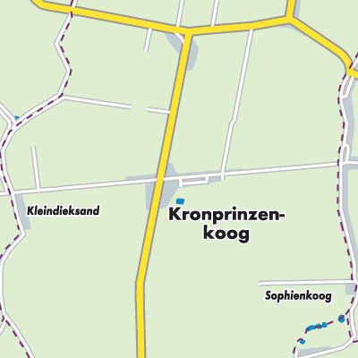 Übersichtsplan Kronprinzenkoog