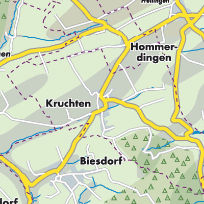 Übersichtsplan Kruchten