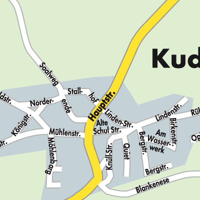 Stadtplan Kuden