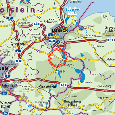 Landkarte Kulpin