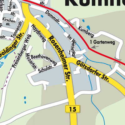 Stadtplan Kumhausen