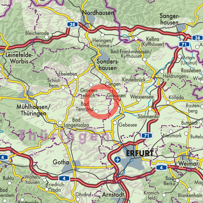 Landkarte Kutzleben