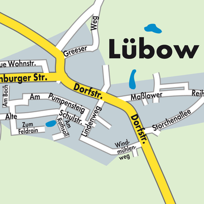 Stadtplan Lübow